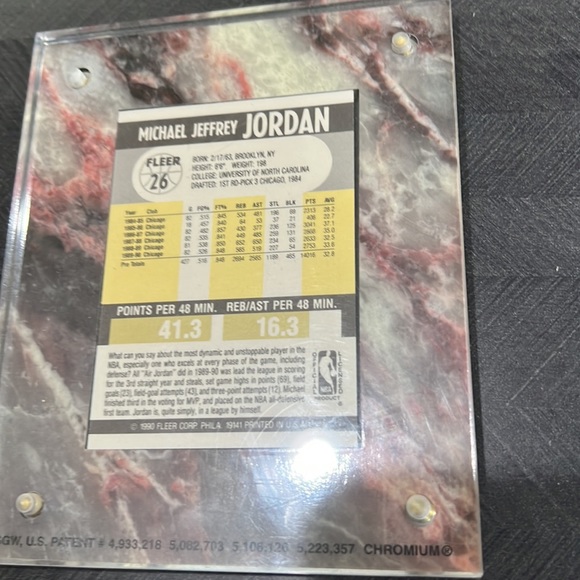 Michael Jordan - 1990 Fleer - Excellent Condition - Picture 2 of 7